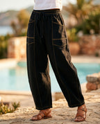 Marlowe Women's Baggy Wide Leg Pants