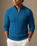 Crane Men's Cotton Half Zip Sweater