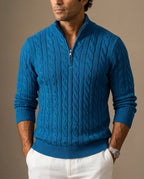 Crane Men's Cotton Half Zip Sweater