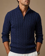 Crane Men's Cotton Half Zip Sweater
