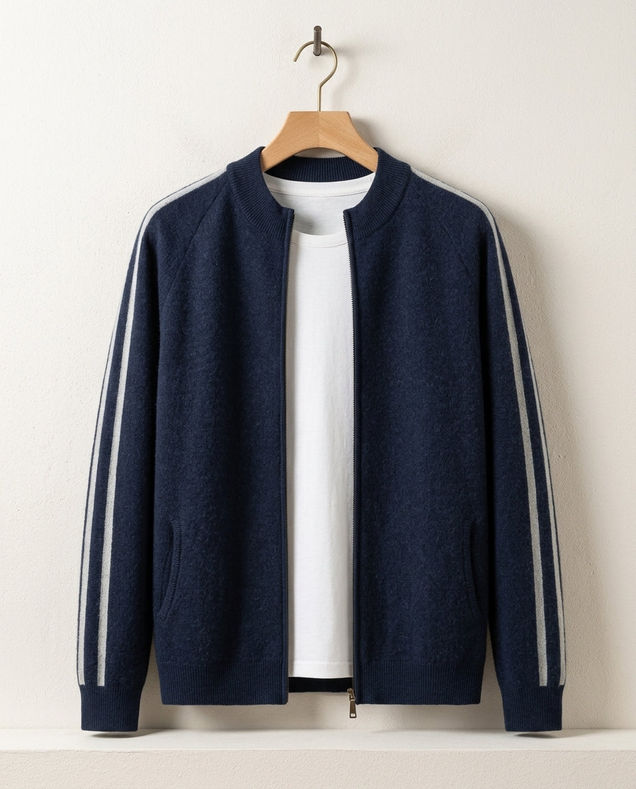 Sterling Men's Merino Zip Cardigan