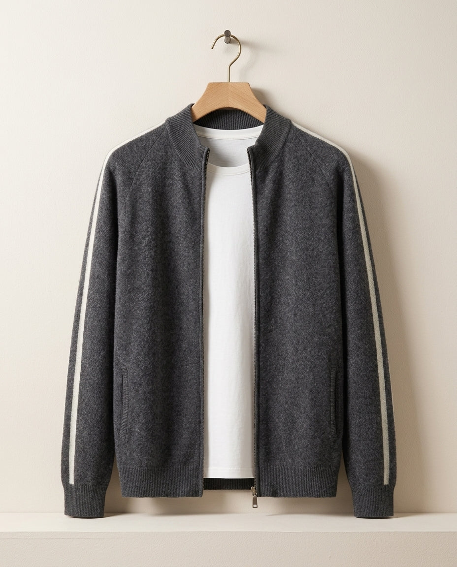 Sterling Men's Merino Zip Cardigan