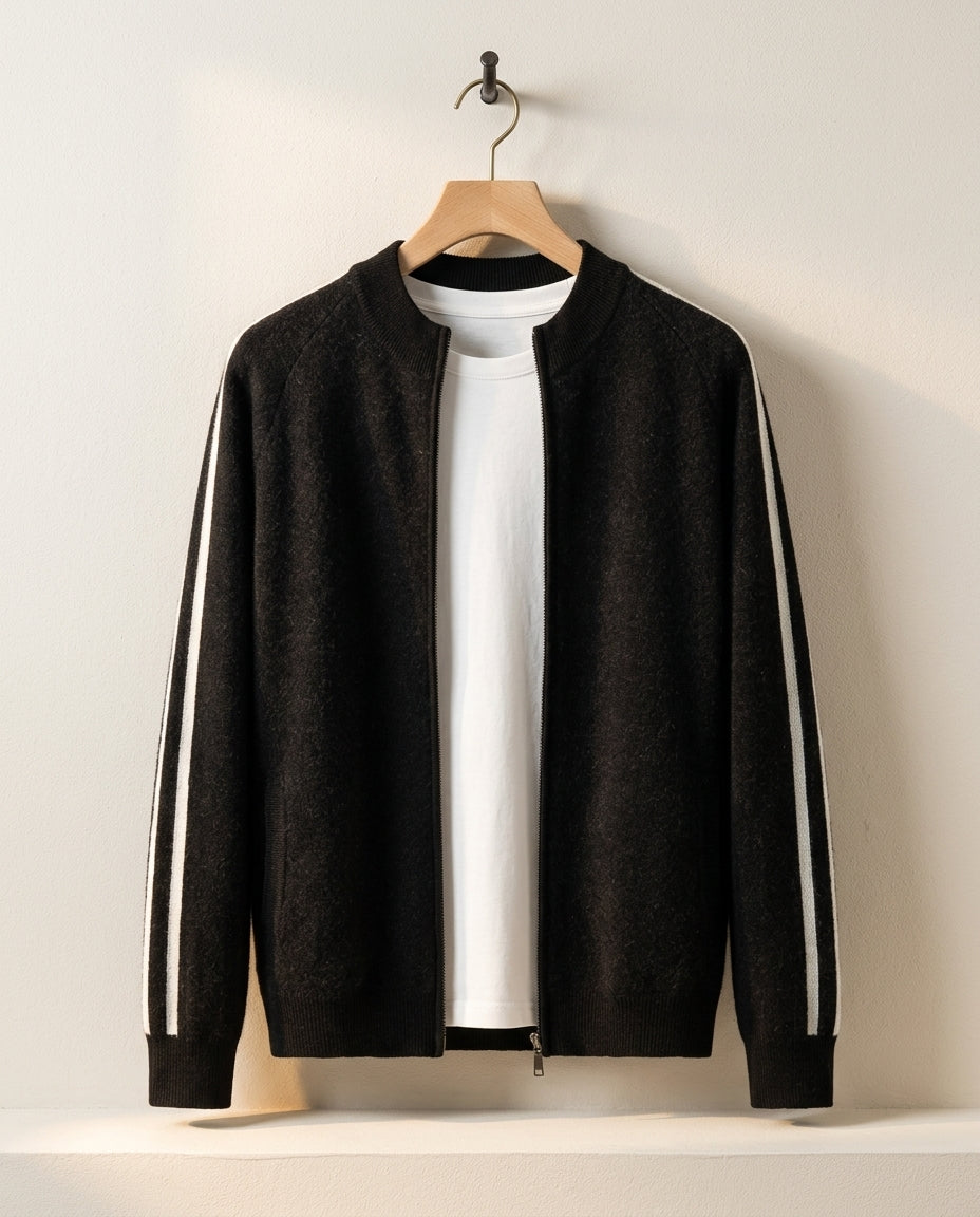Sterling Men's Merino Zip Cardigan