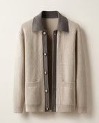 Calder Men's Two Tone Knit Cardigan