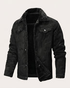 Briggs Men's Suede Shearling Jacket