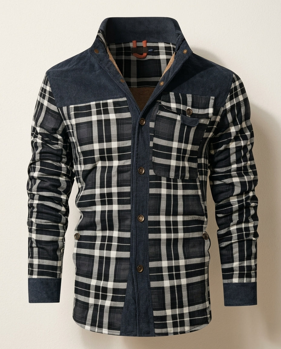 Dawson Men's Plaid Flannel Lined Jacket