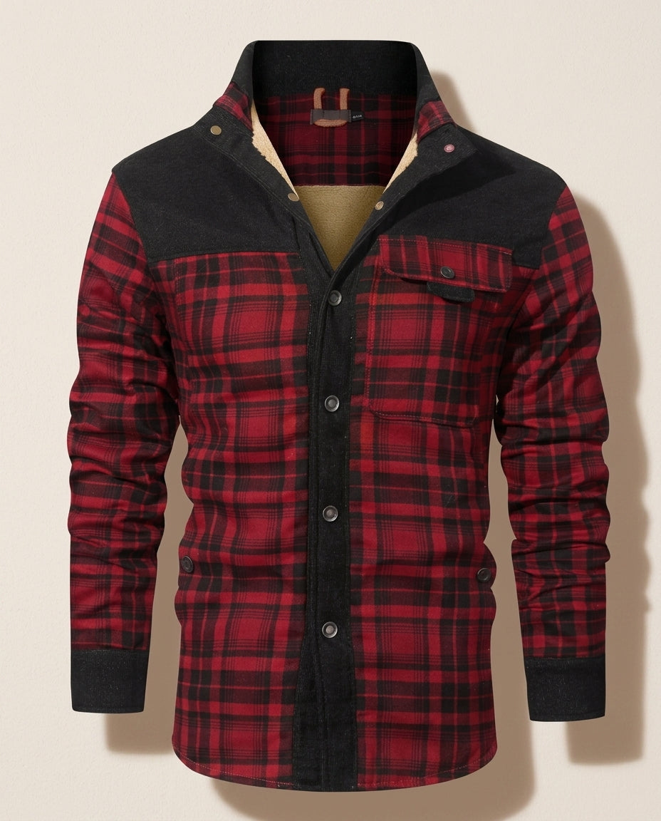 Dawson Men's Plaid Flannel Lined Jacket