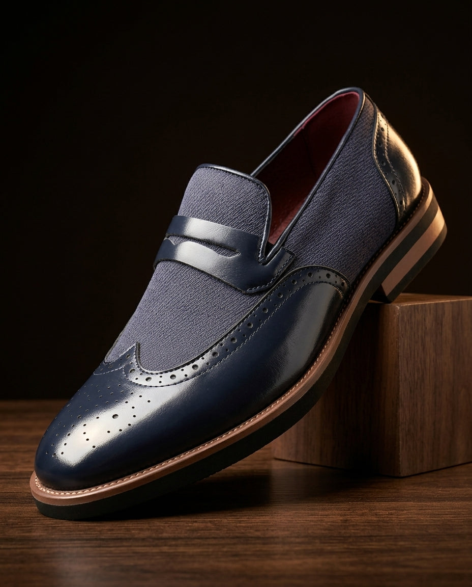 Ashby Men's Cushioned Leather Penny Loafers