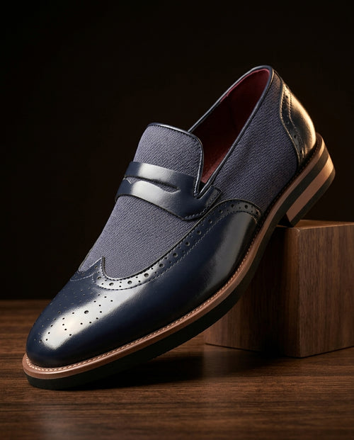 Ashby Men's Cushioned Leather Penny Loafers