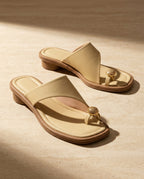 Wynn Women's Vegan Leather Block Heel Sandals