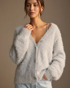 Posie Women's Oversized Knit Button Cardigan