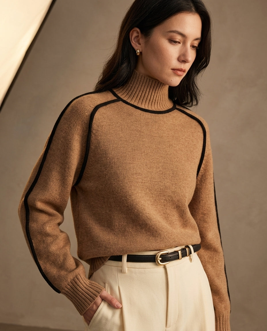 Maren Women's Knit Turtleneck Sweater
