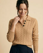Bellamy Women's Wool Cashmere Cable Sweater