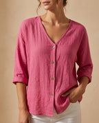 Pernille Women's Breathable V Neck Blouse