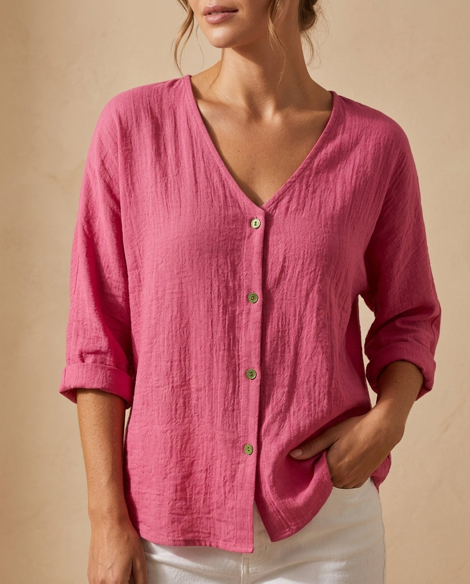 Pernille Women's Breathable V Neck Blouse