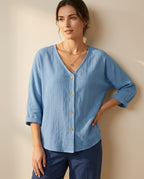 Pernille Women's Breathable V Neck Blouse