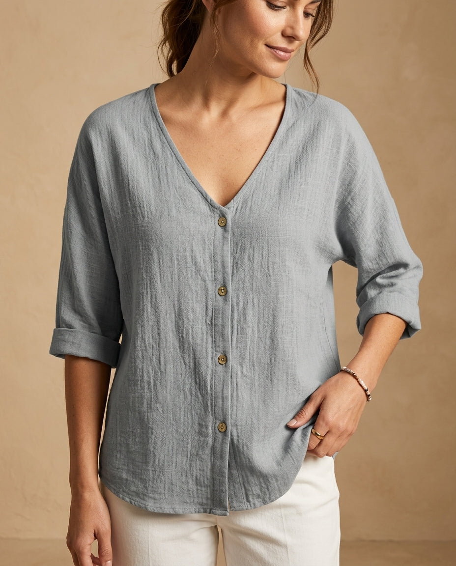 Pernille Women's Breathable V Neck Blouse
