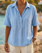 Marit Women's Breathable Button Up Shirt