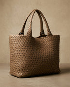 Delia Women's Handwoven Tote Bag