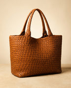 Delia Women's Handwoven Tote Bag