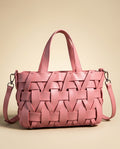 Saffi Women's Handwoven Vegan Leather Bag