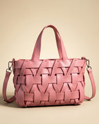 Saffi Women's Handwoven Vegan Leather Bag