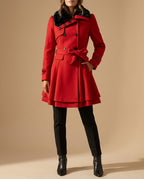 Ottilie Women's Wool Belted Overcoat