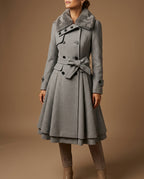 Ottilie Women's Wool Belted Overcoat