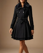 Ottilie Women's Wool Belted Overcoat
