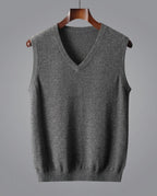 Rourke Men's Cashmere V Neck Vest