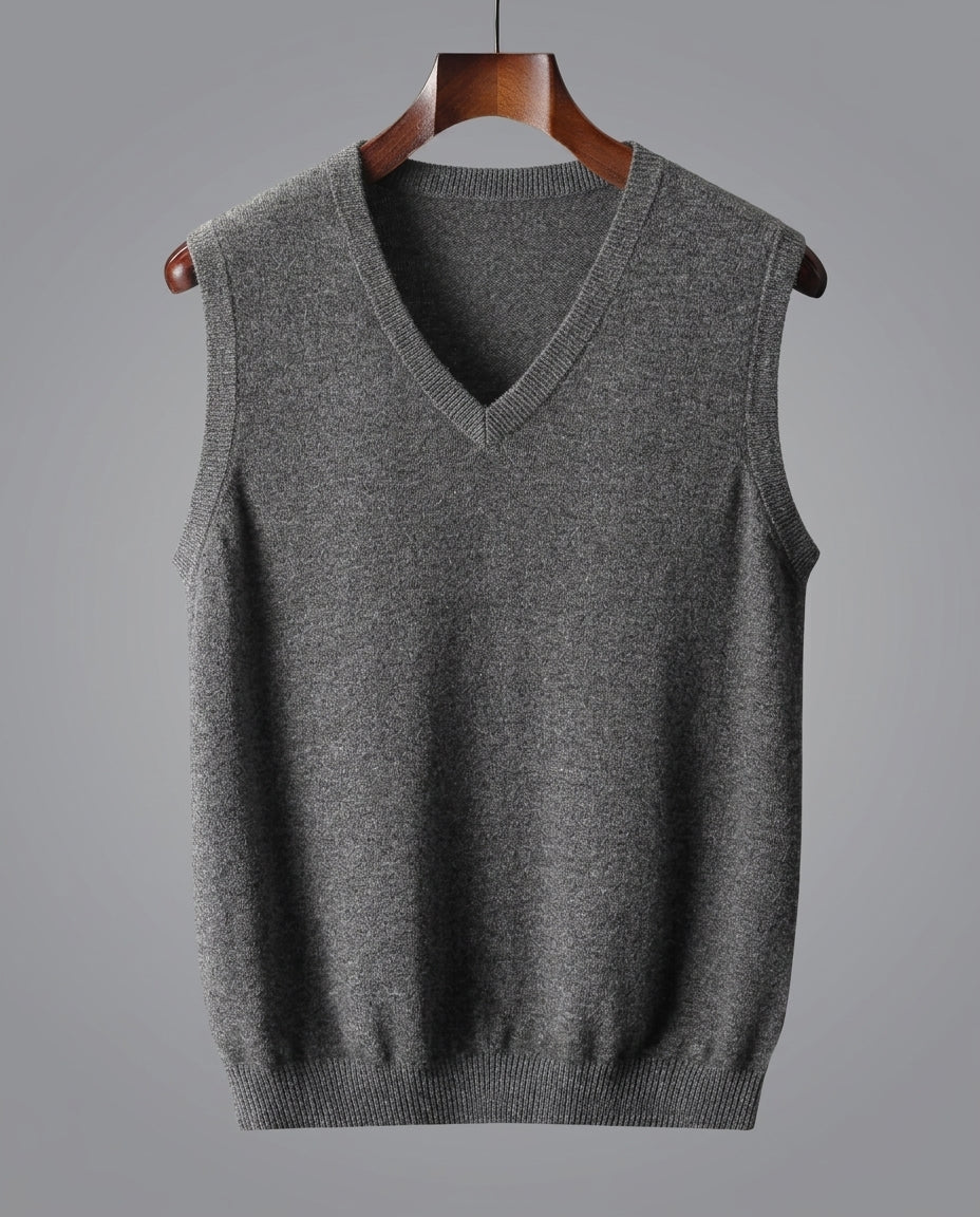 Rourke Men's Cashmere V Neck Vest