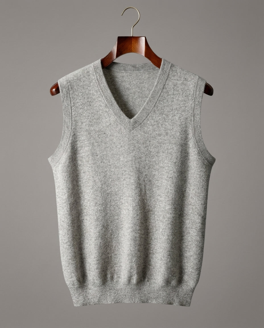 Rourke Men's Cashmere V Neck Vest