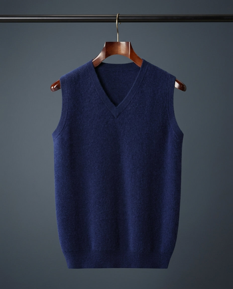 Rourke Men's Cashmere V Neck Vest