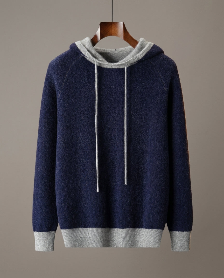 Larkin Men's Oversized Cashmere Hoodie