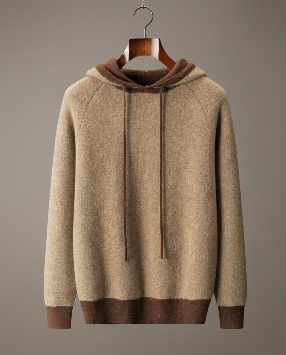 Larkin Men's Oversized Cashmere Hoodie