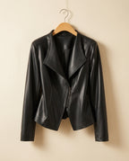 Ondine Women's Sheepskin Leather Moto Jacket