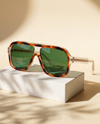 Marlow Women's Retro Aviator Sunglasses
