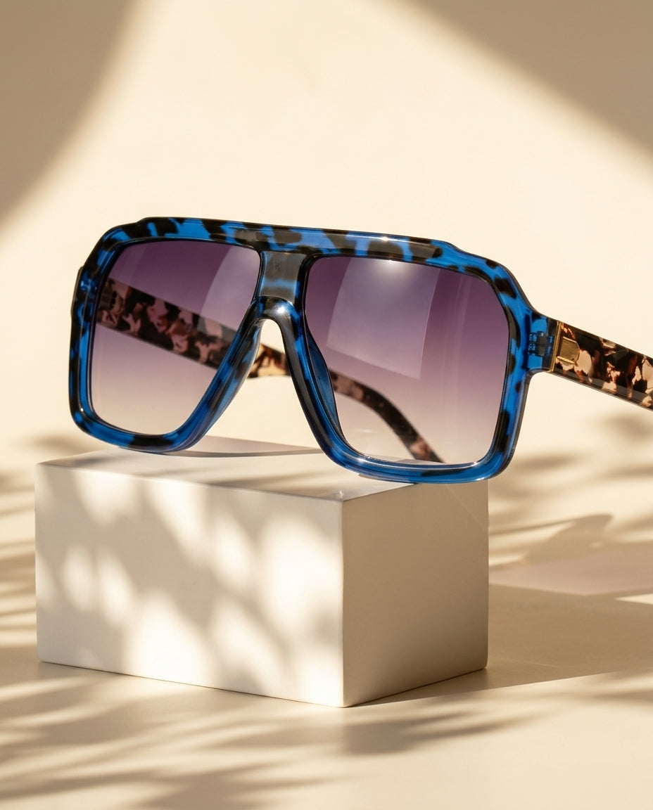 Marlow Women's Retro Aviator Sunglasses