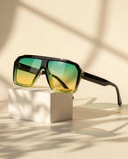 Marlow Women's Retro Aviator Sunglasses