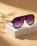 Marlow Women's Retro Aviator Sunglasses