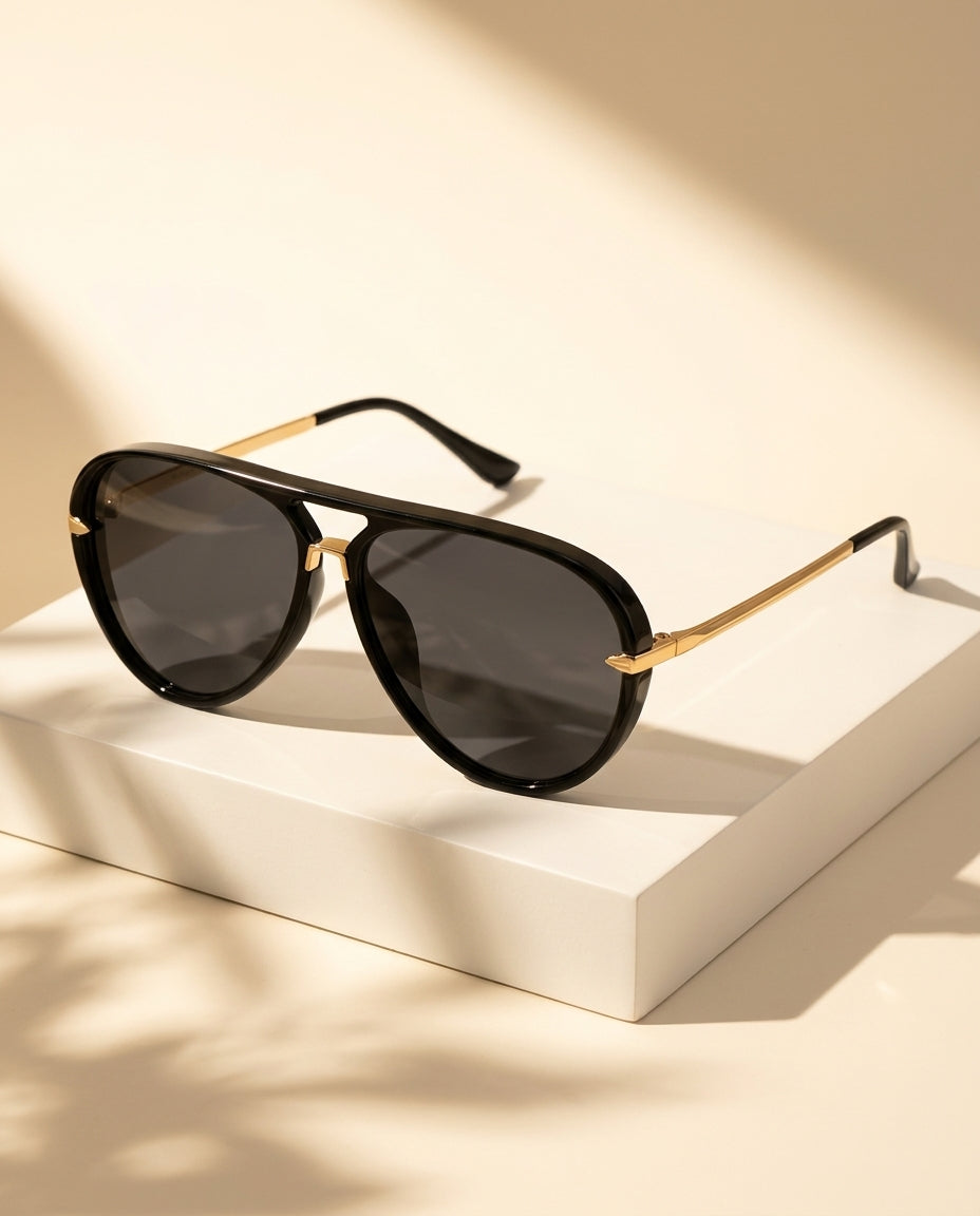 Viola Women's Retro Double Bridge Aviators