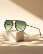 Viola Women's Retro Double Bridge Aviators