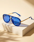 Viola Women's Retro Double Bridge Aviators