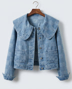 Margot Women's Cropped Denim Jacket