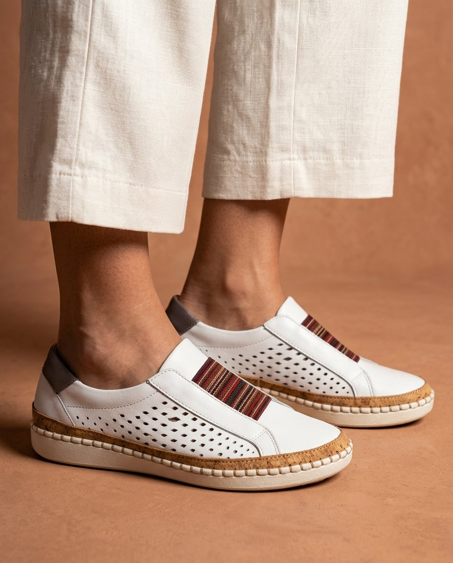 Marlowe Women's Orthopedic Leather Sneakers