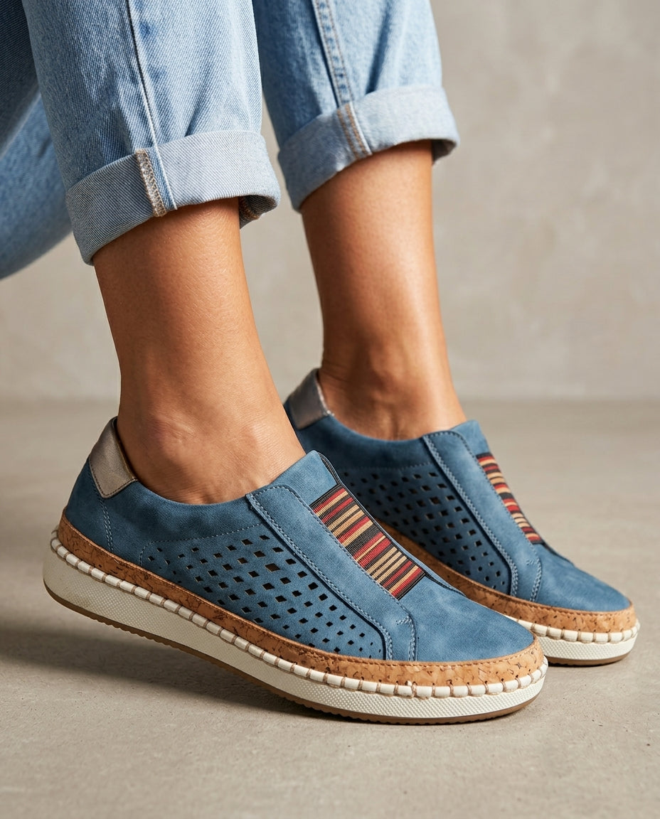 Marlowe Women's Orthopedic Leather Sneakers