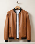 Cain Men's Leather Moto Jacket
