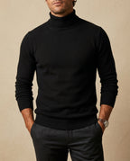 Holt Men's Ribbed Turtleneck Sweater