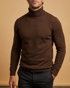 Holt Men's Ribbed Turtleneck Sweater