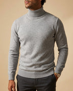 Holt Men's Ribbed Turtleneck Sweater
